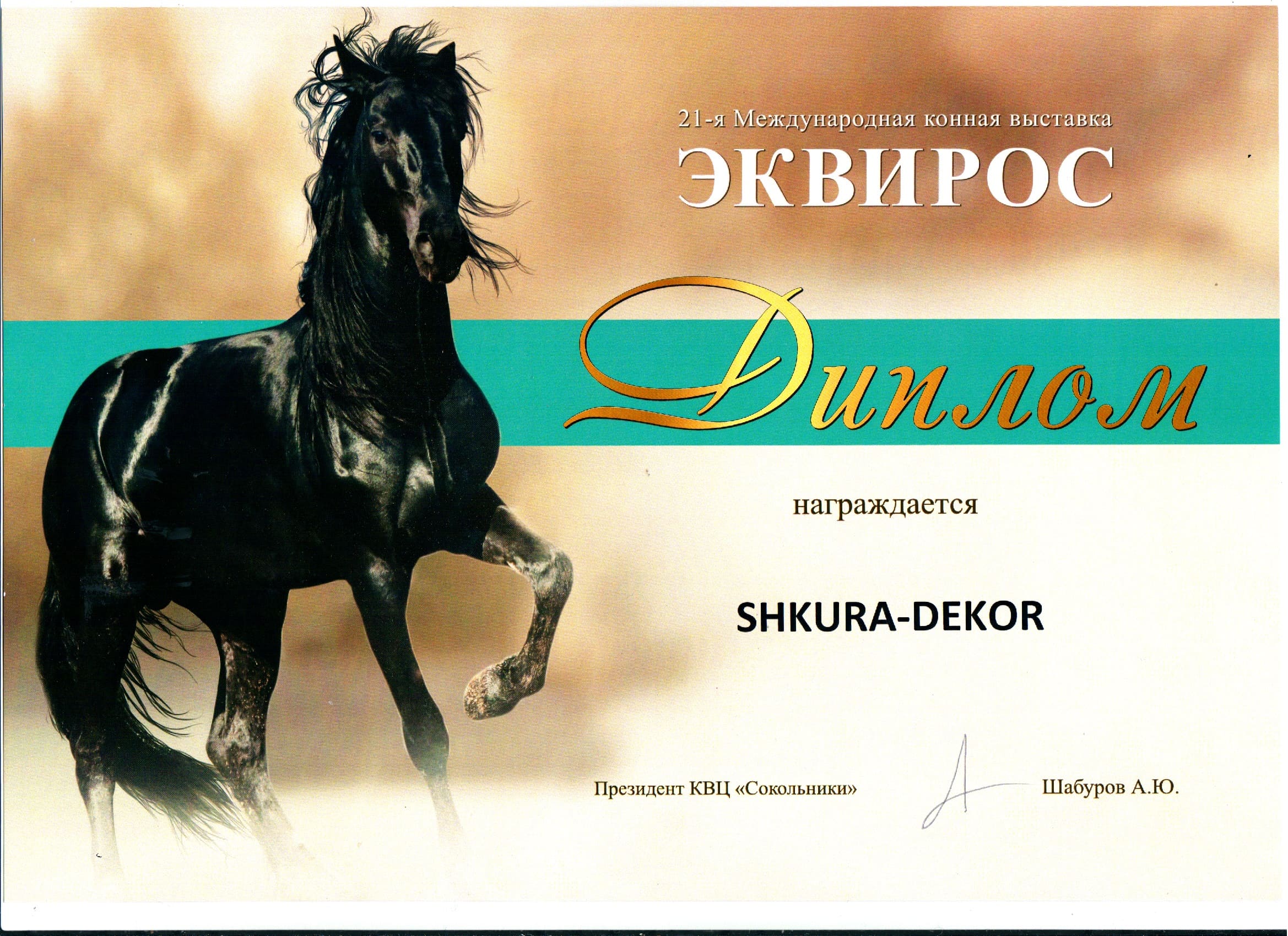 Дипломы Шкура Декор